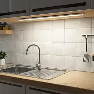 Unterbauleuchte Soaiy LED dimmbar 60 cm mit Bewegungsmelder und Akku