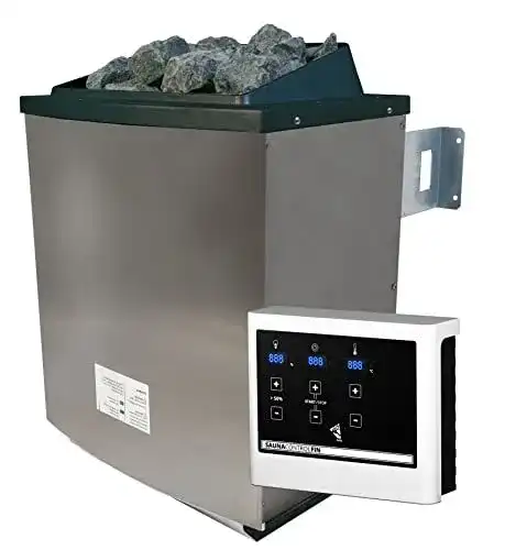 Saunaofen 9 kW Chillroi mit Steuerung und Heizsteinen
