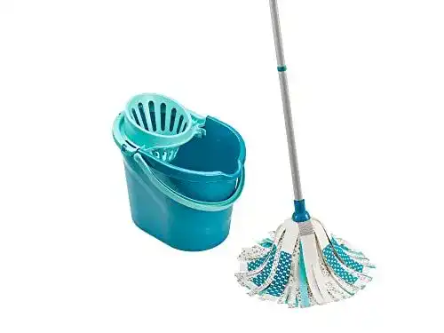 Wischmopp Set Leifheit Power Mop 3-in-1 mit Mikrofaser und Viskose