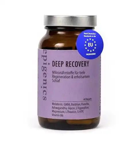 Gaba Epigenics Deep Recovery Kapseln für besseren Schlaf mit Melatonin