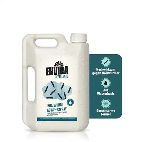 Envira Holzwurm-Spray für Langzeitschutz gegen Holzschädlinge