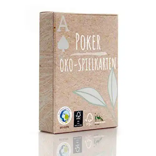 Nachhaltige Pokerkarten aus Recyclingmaterial für umweltbewusste Spieler