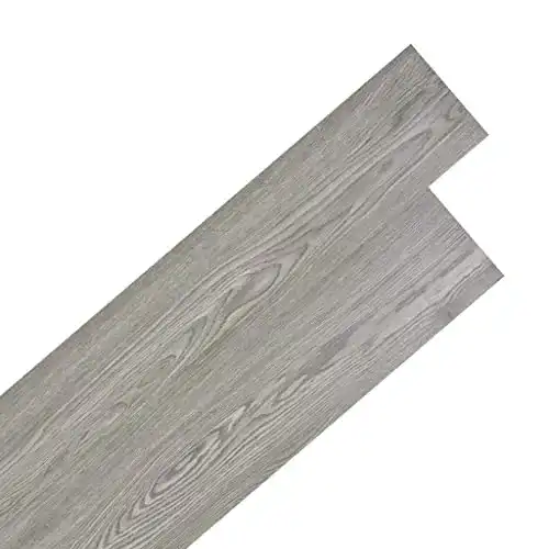 Laminat vidaXL PVC Dielen 5,02m² 2mm selbstklebend dunkelgrau