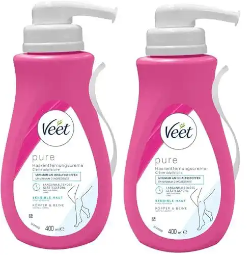 Veet Pure Haarentfernungscreme für Körper, Arme und Beine
