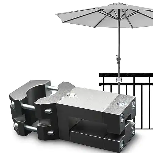 Sonnenschirmhalter für Balkongeländer KD-TECH – Stabil und ohne Bohren