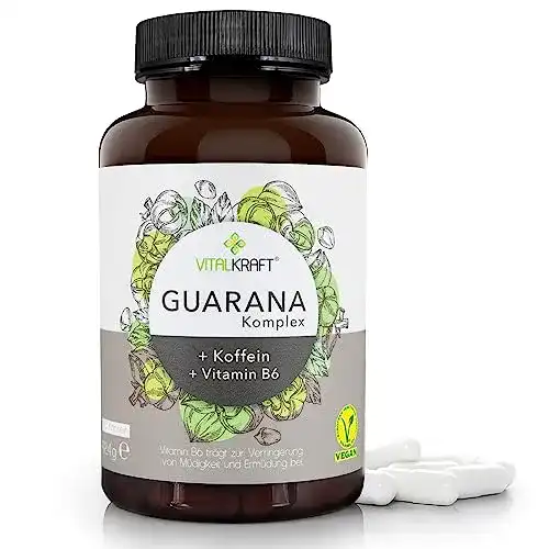 Guarana-Kapseln Vitalkraft Guarana-Komplex mit 120 veganen Kapseln