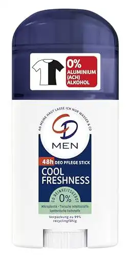 CD Deo Pflege-Stick für Männer Cool Freshness 40 ml ohne Alkohol und Aluminium