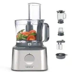 Kenwood Multipro Compact+ FDM313SS Küchenmaschine mit Waage und Zubehör