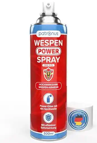 Patronus Wespenspray 500ml zur Bekämpfung von Wespen und Wespennestern