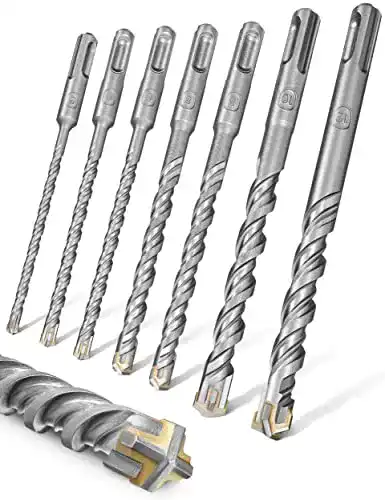 SDS-Plus-Bohrer Set von Pinava mit Double Twist Design