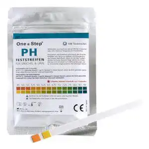 pH Teststreifen One+Step 100 für Urin und Speichel