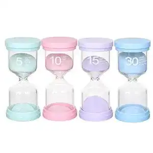 Sanduhr Toirxarn Set für Kinder – Zeitmanagement 5/10/15/30 Minuten