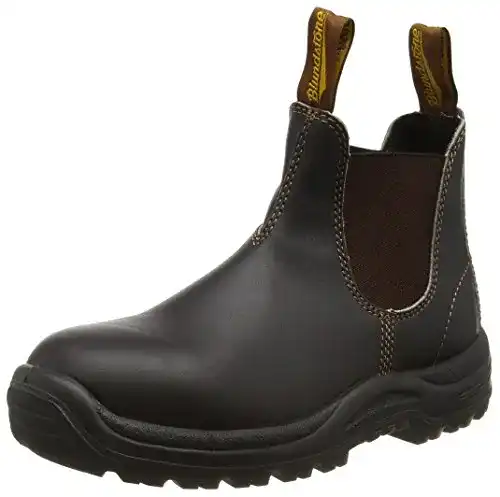 Blundstone Herren Sicherheitsstiefel mit Stahlkappe 192 in Stout Brown