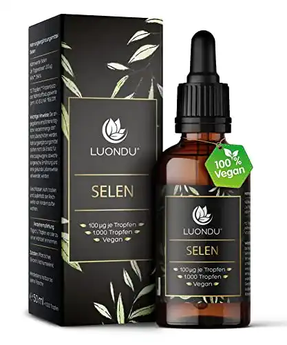 Luondu Selen Tropfen 200µg 50ml – Hochdosierte vegane Selenlösung