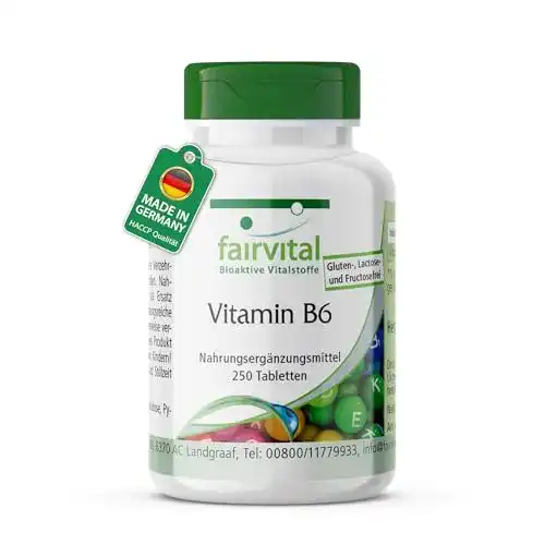 Vitamin B6 Fairvital Tabletten hochdosiert vegan 22,5 mg