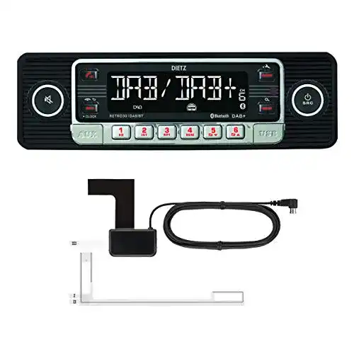 Dietz Retro 301 DAB/BT Classic Autoradio für Oldtimer