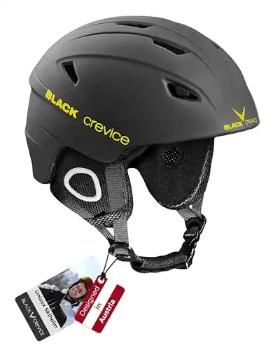Black Crevice Skihelm Kitzbühel – Sicherer Schutz für Wintersportler