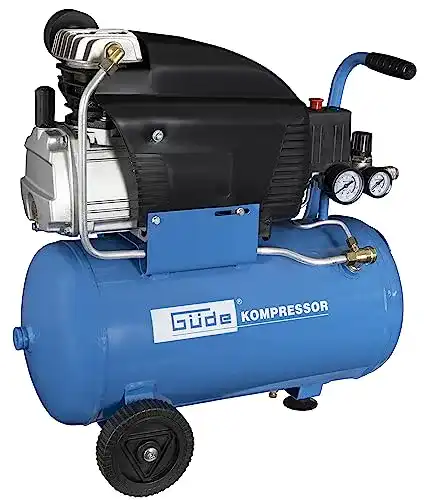 Güde Kompressor 231/10/24 mit 12-teiligem Zubehörset und 1500 W