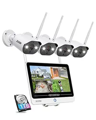 Überwachungskamera mit 3MP Monitor und WLAN-Funktionalität von ZOSI