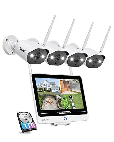 Überwachungskamera mit 3MP Monitor und WLAN-Funktionalität von ZOSI