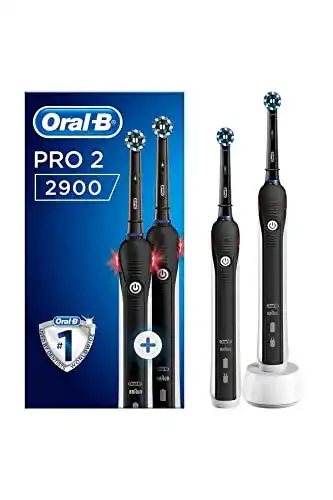 Oral-B PRO 2 2900 Elektrische Zahnbürste mit 2 Putzmodi
