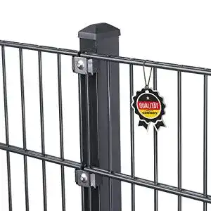 Gartenzaun Terrauno Doppelstabmattenzaun Komplettset Modell Meru
