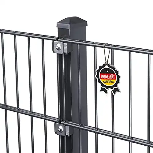 Gartenzaun Terrauno Doppelstabmattenzaun Komplettset Modell Meru