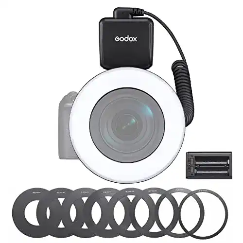 Godox RING72 Makro Ringblitz LED Videoleuchte für professionelle Anwendungen