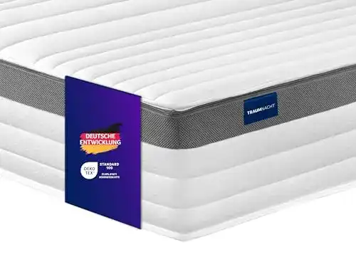 Taschenfederkernmatratze 180 x 200 Traumnacht Exklusiv 7 Zonen
