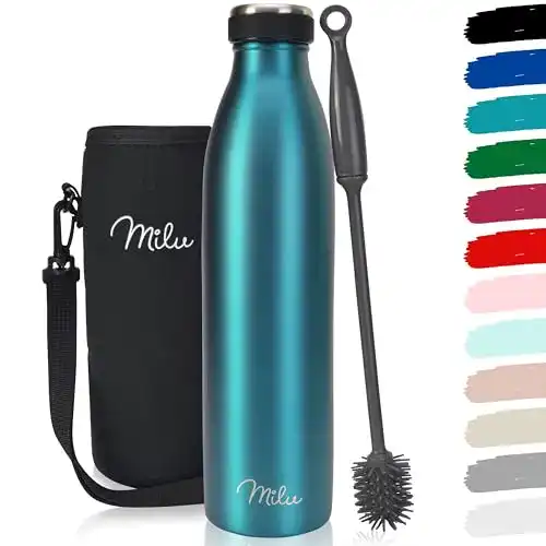 Isolierflasche Milu 1 Liter Edelstahl Thermoflasche 350ml 500ml 750ml