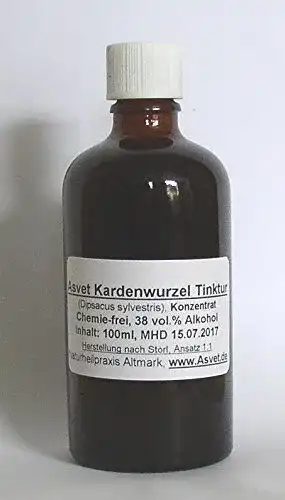 Kardenwurzel Tinktur Asvet 50ml – Kardenwurzel Tropfen