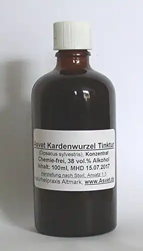 Kardenwurzel Tinktur Asvet 50ml – Kardenwurzel Tropfen