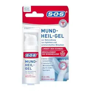Mundsalbe SOS Mund-Heil-Gel 15 ml zur Schmerzlinderung bei Aphten