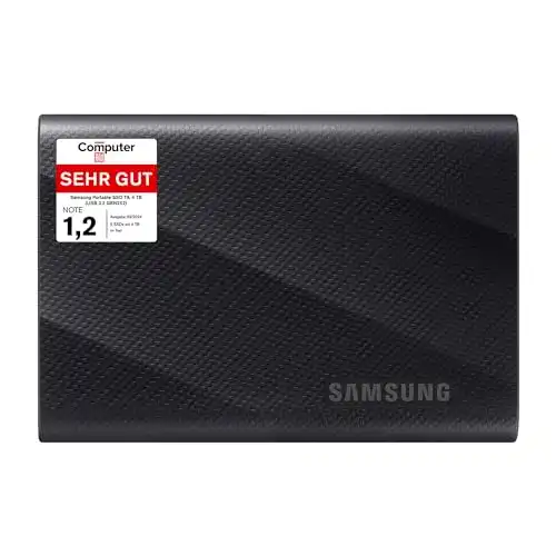 Externe SSD-Festplatte 4TB Samsung Portable SSD T9 mit 2000 MB/s