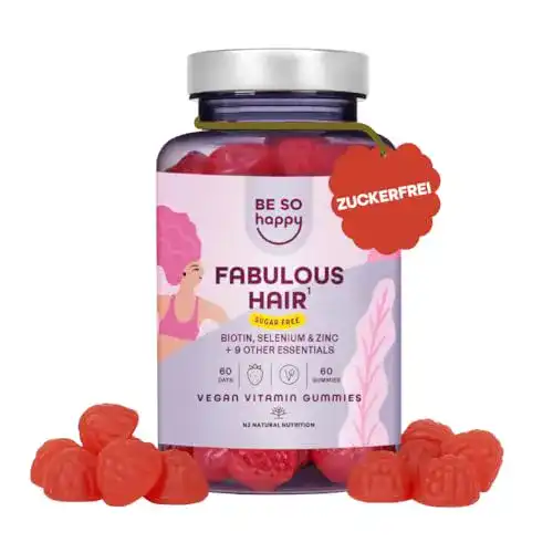 Haarvitamine in Gummibärchenform mit Biotin und Nährstoffen