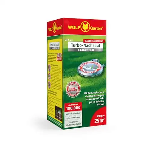 Rasen Nachsaat WOLF Garten Turbo Nachsaat Schatten L-RS