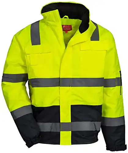Warnschutzjacke Nitras Herren Motion Tex Viz Pilotenjacke Gelb