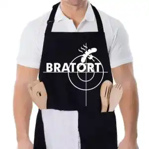 Grillschürze von ADAKEL für Männer mit Spruch Bratort