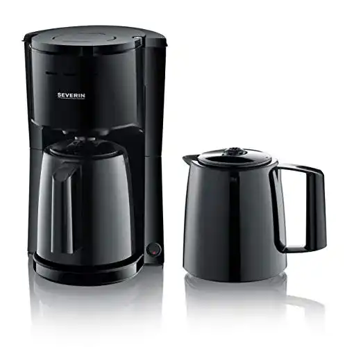 Severin Filterkaffeemaschine mit 2 Thermokannen für 8 Tassen