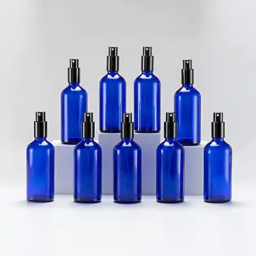 Glassprühflasche Yizhao 100ml – Blaue Sprühflasche für ätherische Öle und Kosmetik
