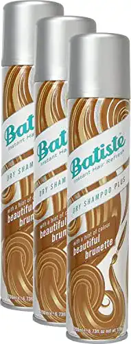 Batiste Trockenshampoo für brünettes Haar im 3er Pack