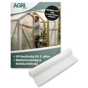 Gewächshausfolie Agri Plus 4,0 x 15 m, hochtransparent und reißfest