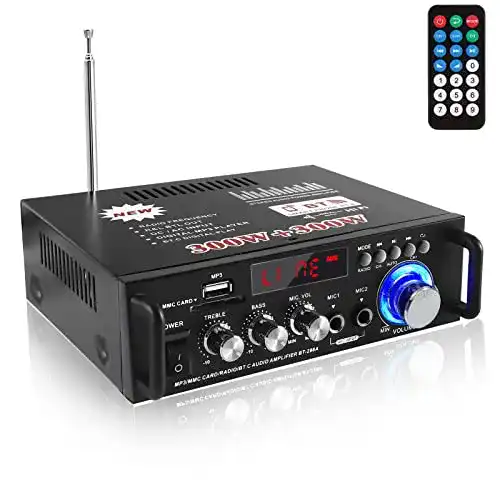 Etlephe Mini HiFi-Verstärker mit Bluetooth-Konnektivität