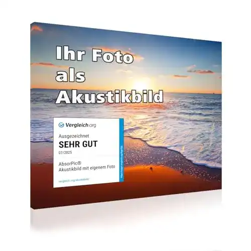 Akustikbild AbsorPic personalisierbar für verbesserte Raumakustik