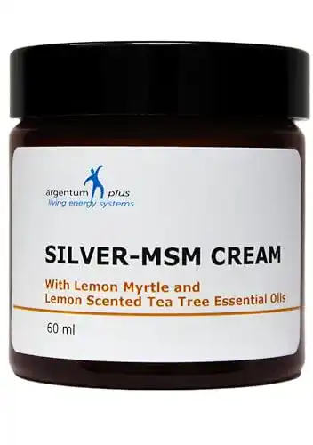 Silbercreme Argentum Plus mit MSM, Zitronenmyrte und Teebaumöl