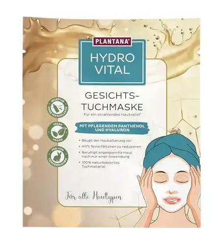 Hyaluron Tuchmaske Plantana Hydro Vital 5 Stück