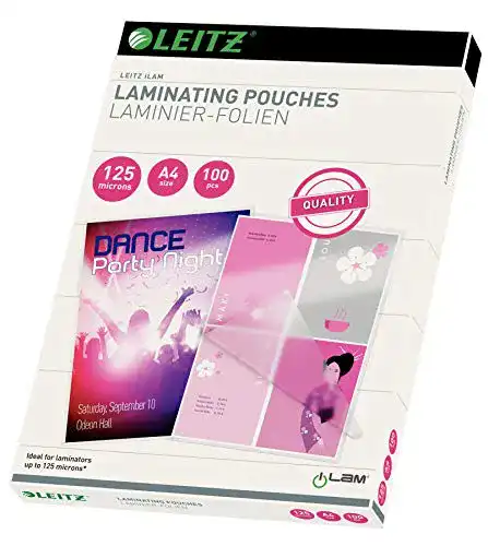 Laminierfolie DIN A4 von Leitz Heißlaminierfolien 125 Mic