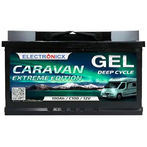 Autobatterie Electronicx 12V 100Ah Gel-Batterie