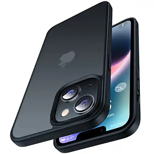 CASEKOO Matt Power Hülle für iPhone 14 und iPhone 13 mit Militärschutz