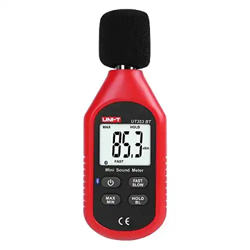Schallpegelmessgerät UNI-T mit Bluetooth-Funktion und LCD-Display